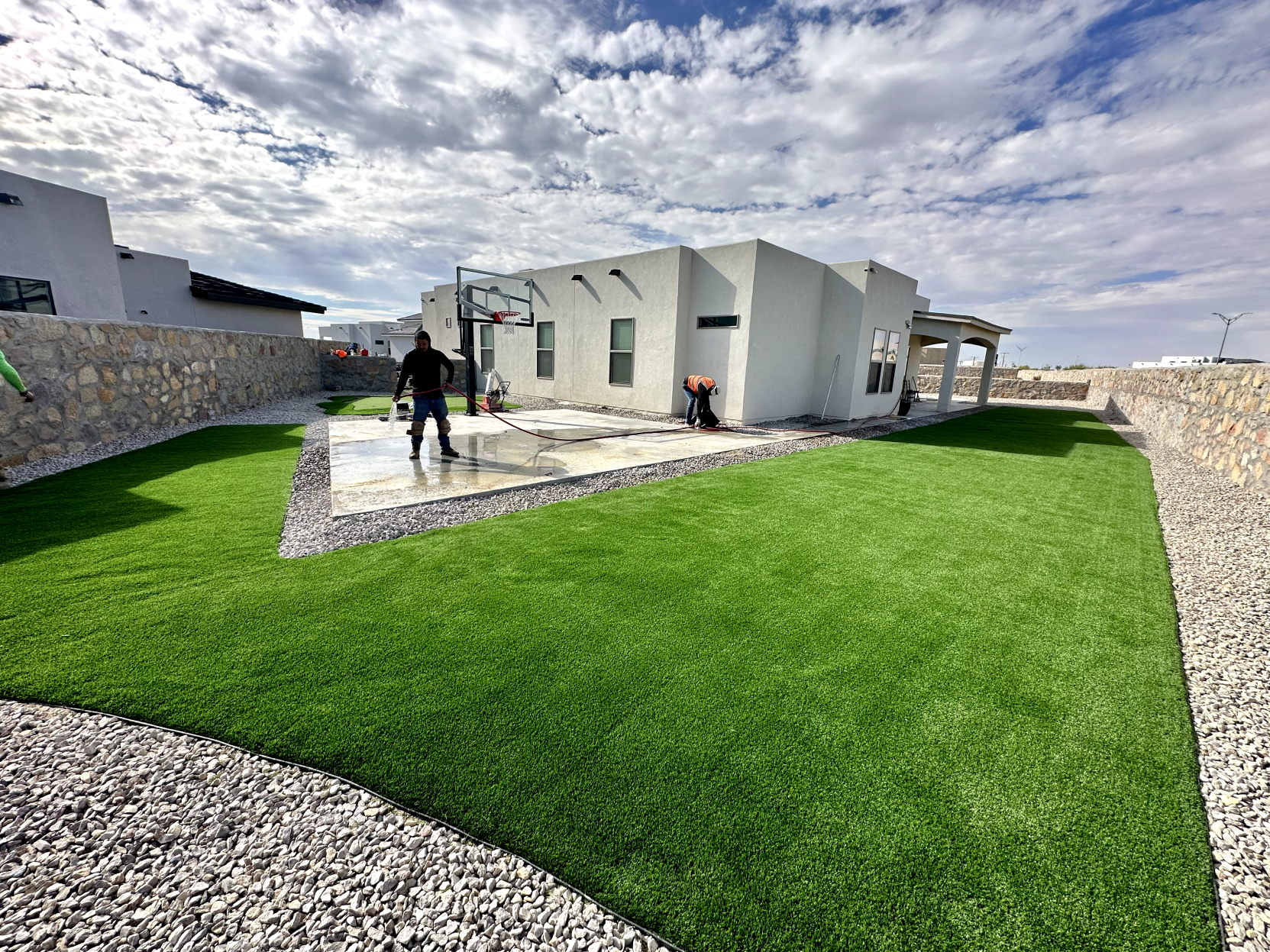 A Horizon City Lawn Complete Makeover after